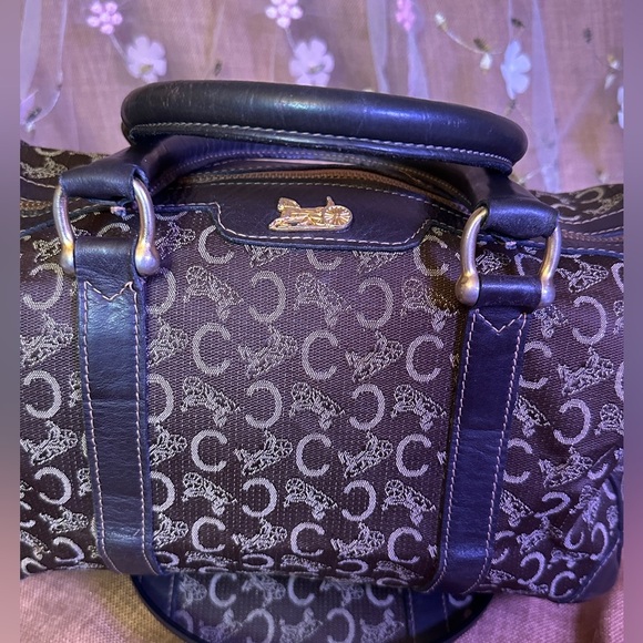 CELINE C Macadam Vintage Canvas/Leather Brown - Picture 2 of 14